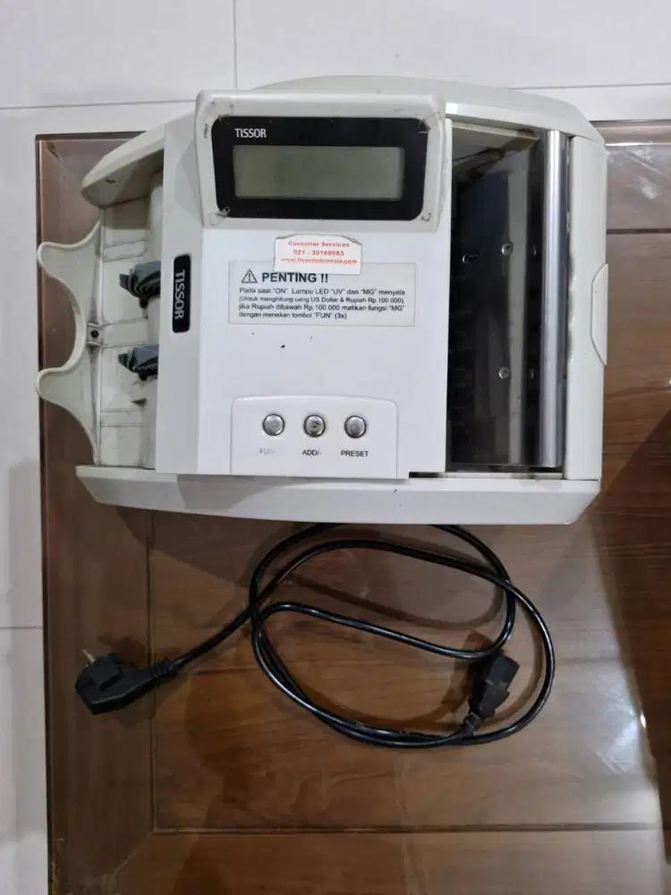 Dijual Tissor (T 1020 BC) Penghitung Uang Bekas