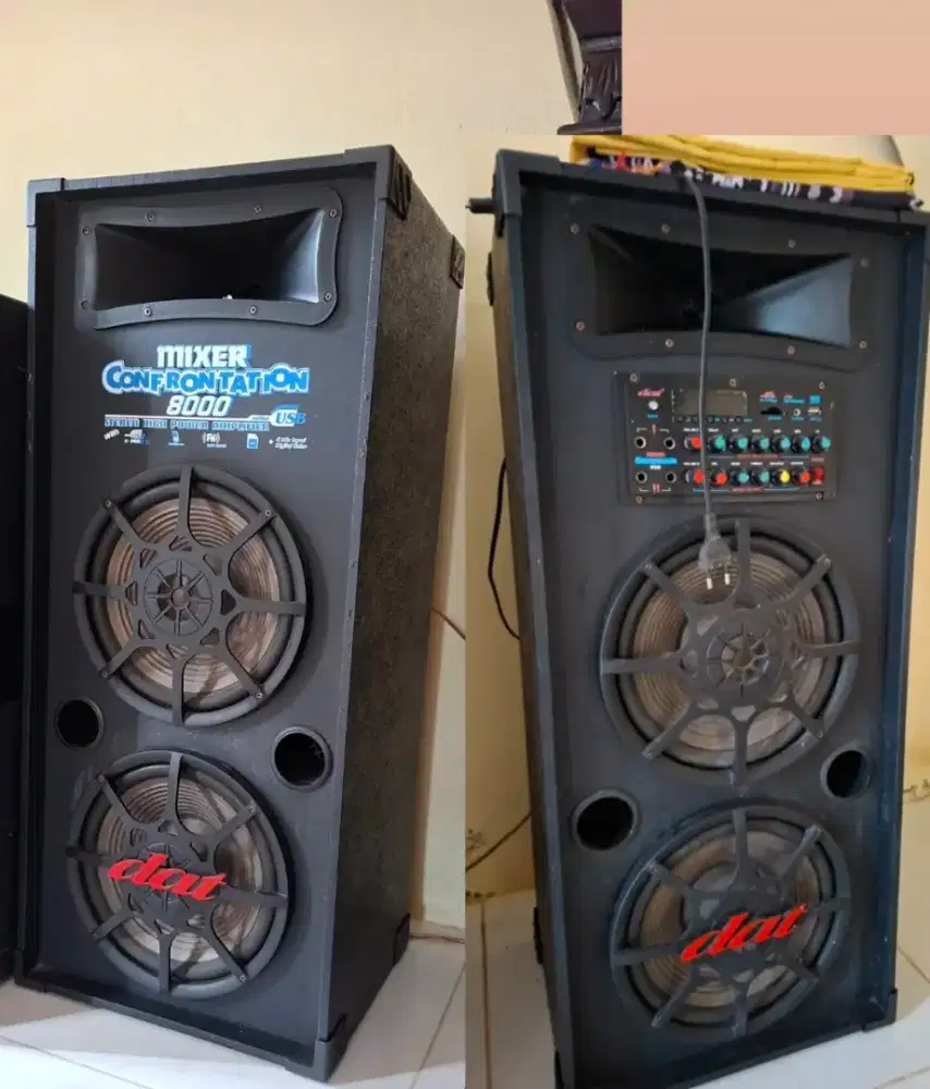 Speaker dat mixer confrontation