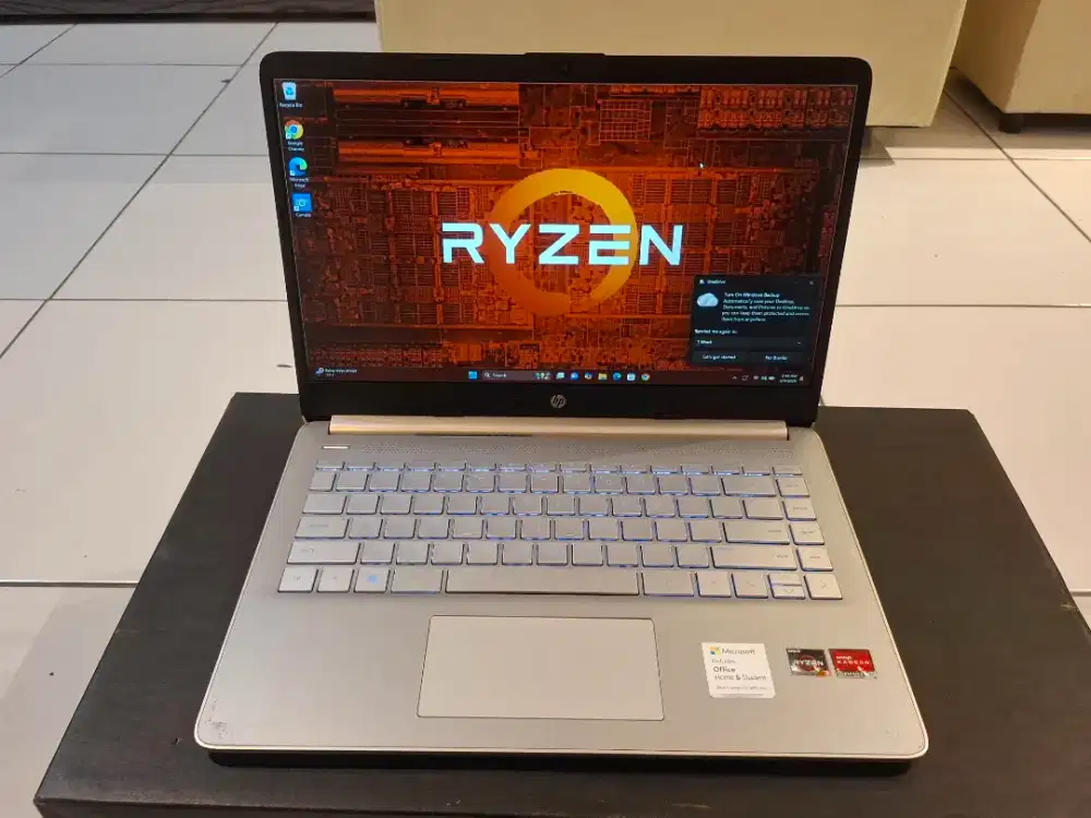 Jual Laptop Hp 14s-fq0xxx,AMD Ryzen 3 3250U, Ram 8gb/512 GB