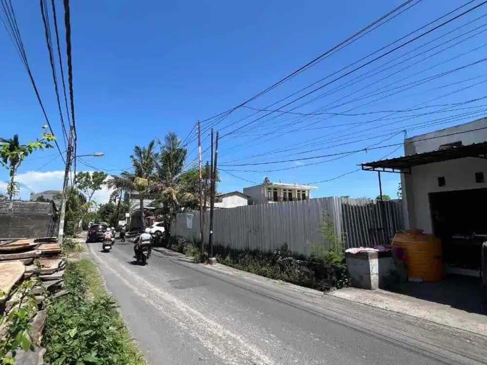 di sewakan lahan premium di jalan bidadari seminyak