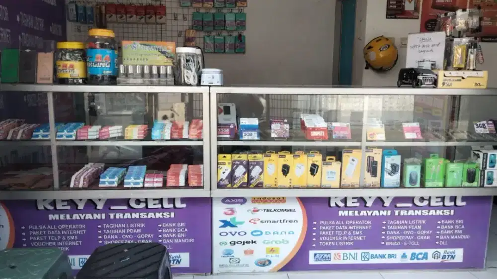 Etalase konter dan acesories konter