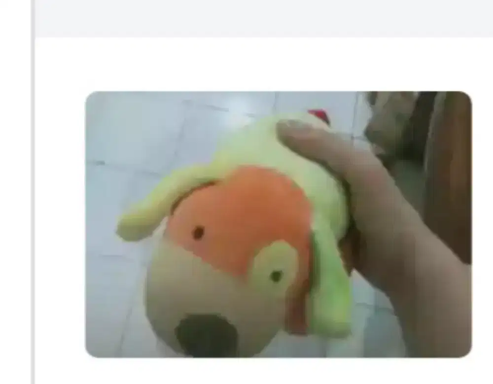 Boneka doggie ada musik
