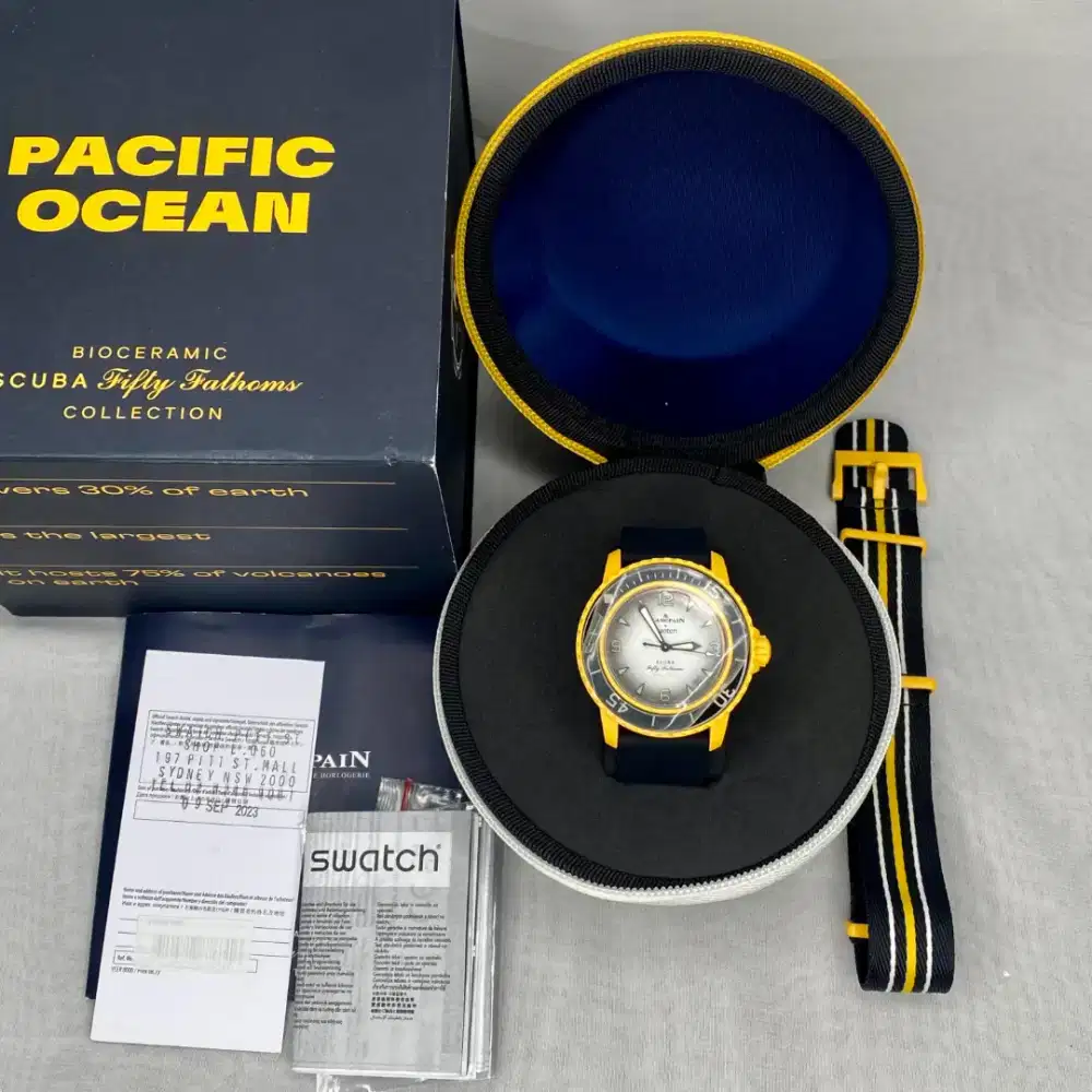 [For Sale] Swatch X Blancpain Scuba Fifty Fathoms Pacific Ocean 2023