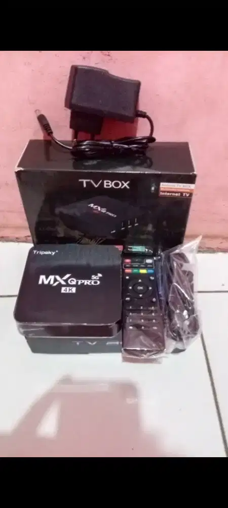 ANDROID BOX ORIGINAL MQX TRIPSKY RAM 16/256GB BARANG BARU