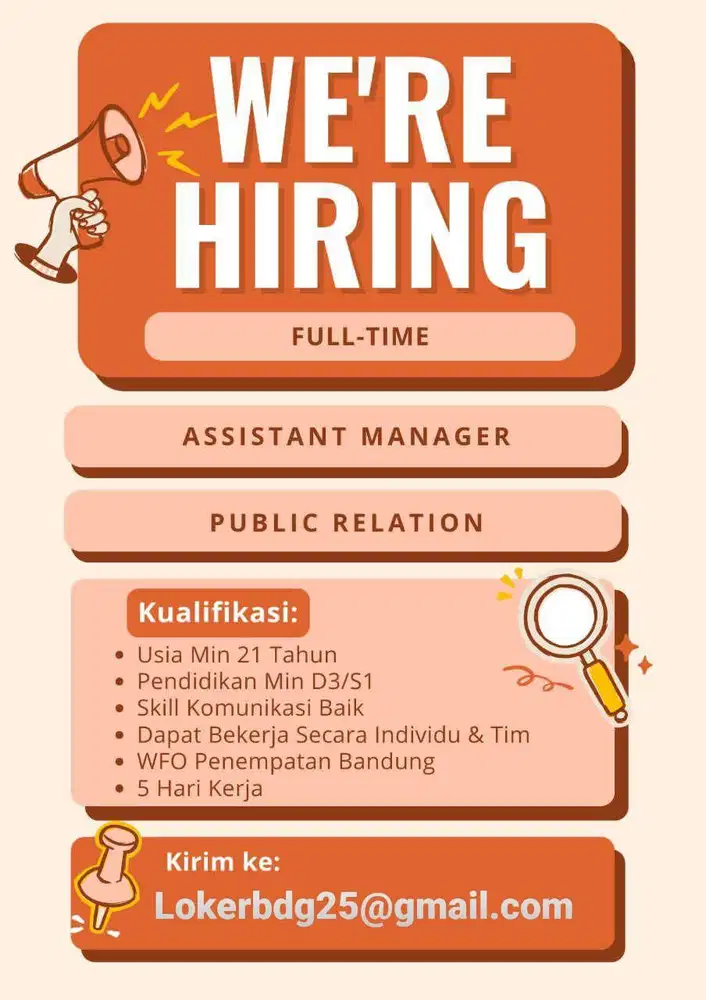 LOWONGAN KERJA BANDUNG