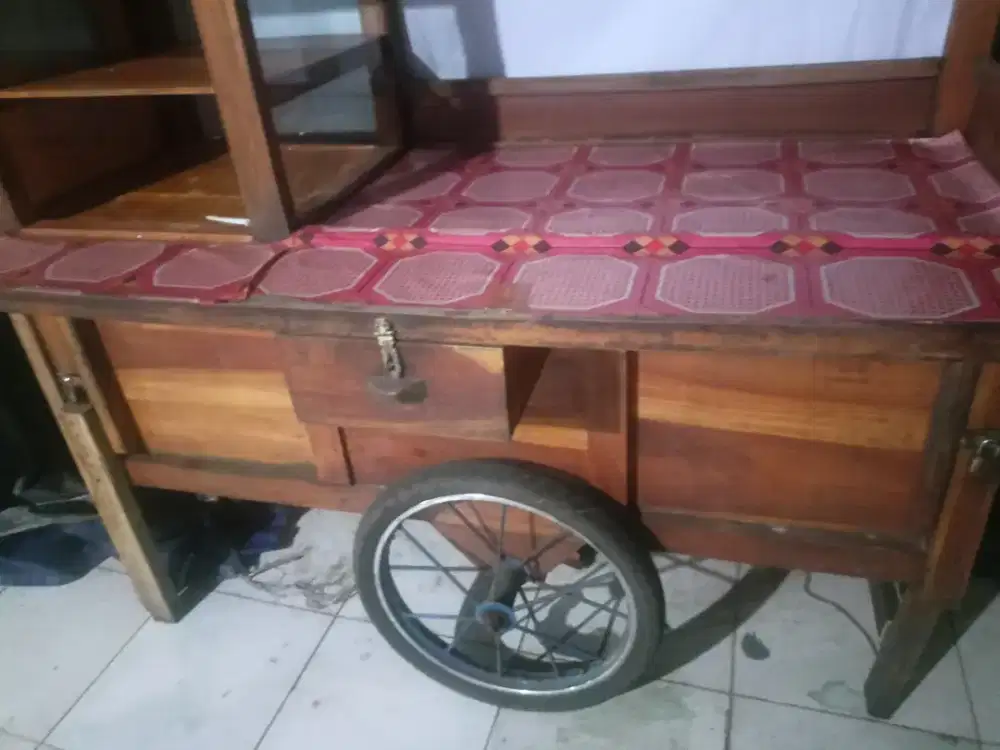 Jual gerobak kayu