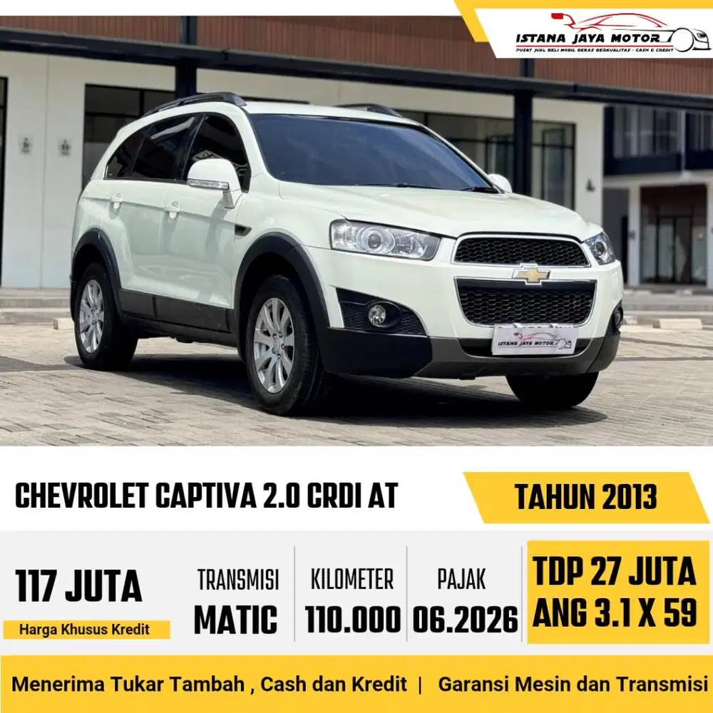 UNIT TERAWAT Chevrolet Captiva 2.0 Diesel AT 2013