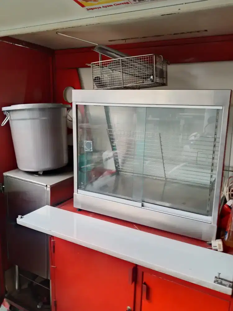 Jual Gerobak Rombong untuk usaha Franchise Fried chicken