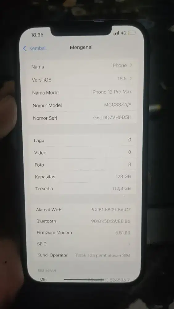 iPhone 12 pro max 128