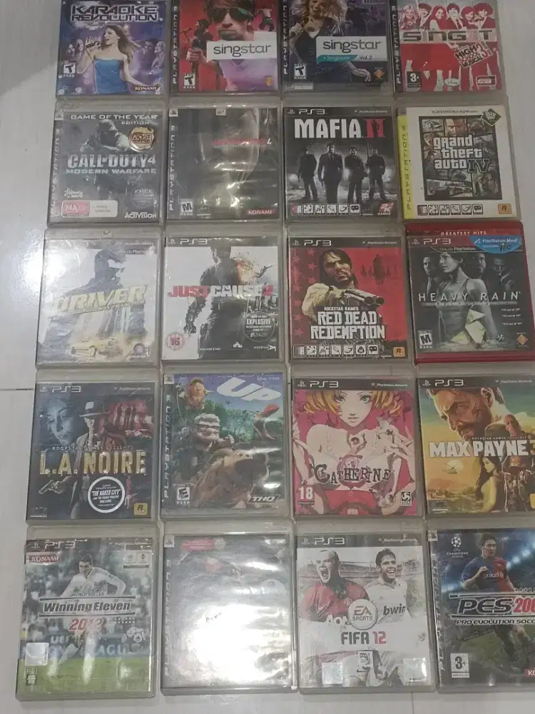 20 Kaset ps 3 original