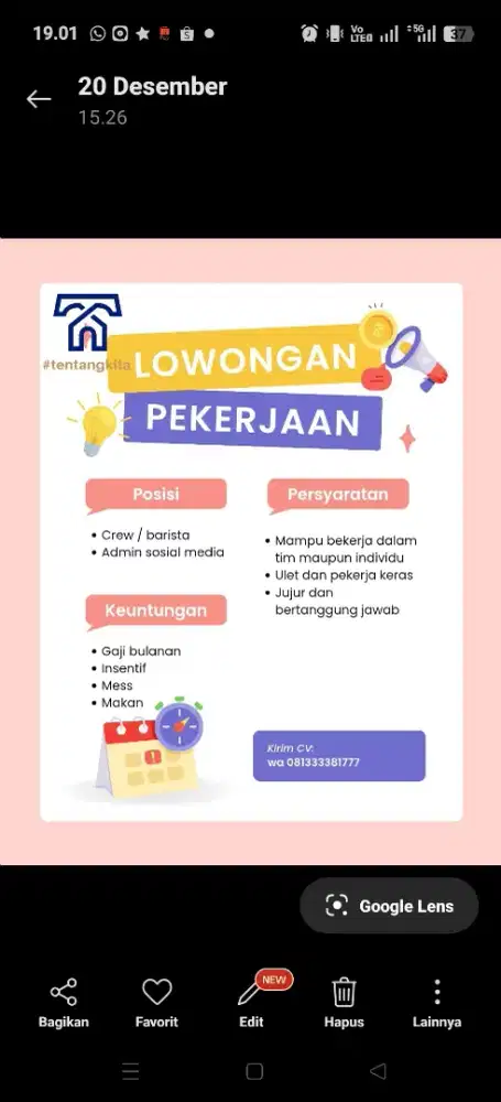 Crew warkop tentang kita