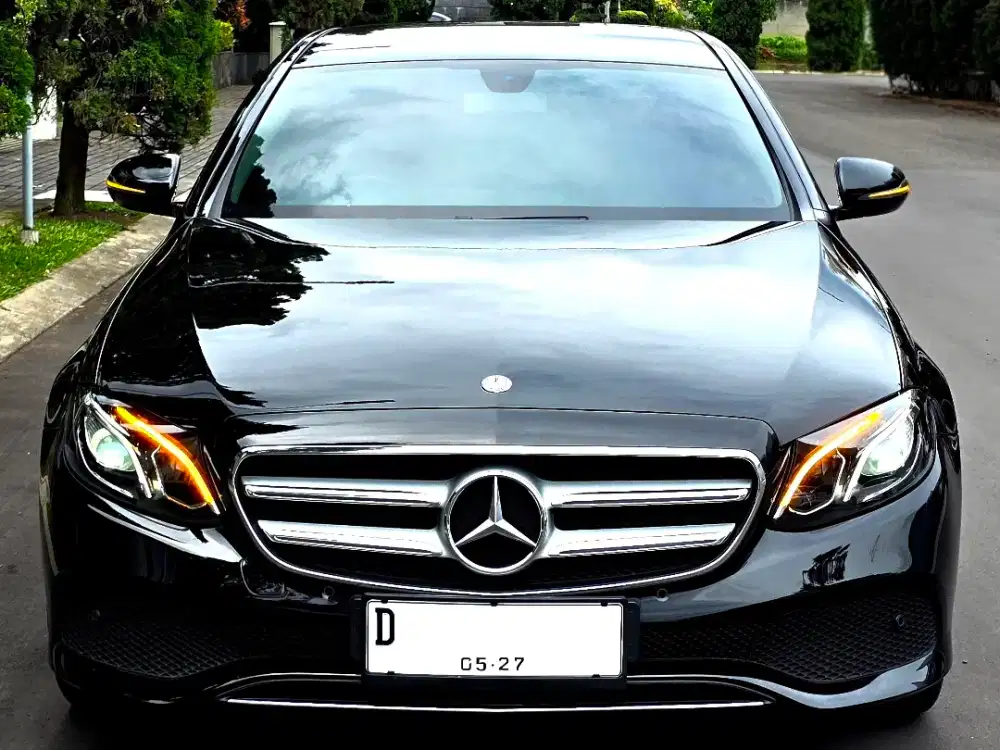 19rb! MERCEDES E250 AVANTGARDE 2017 OBSIDIAN BLACK W213/2018