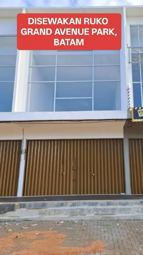 Disewakan Ruko Grand Avenue Park, Batam