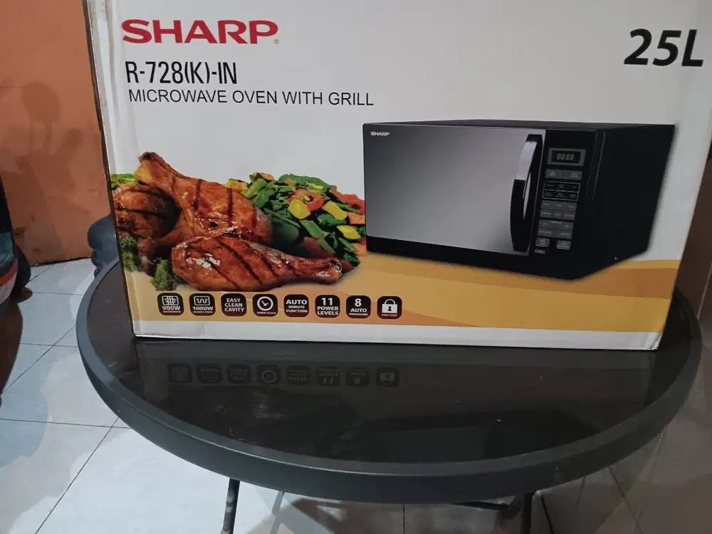 Microwave oven with grill merek SHARP