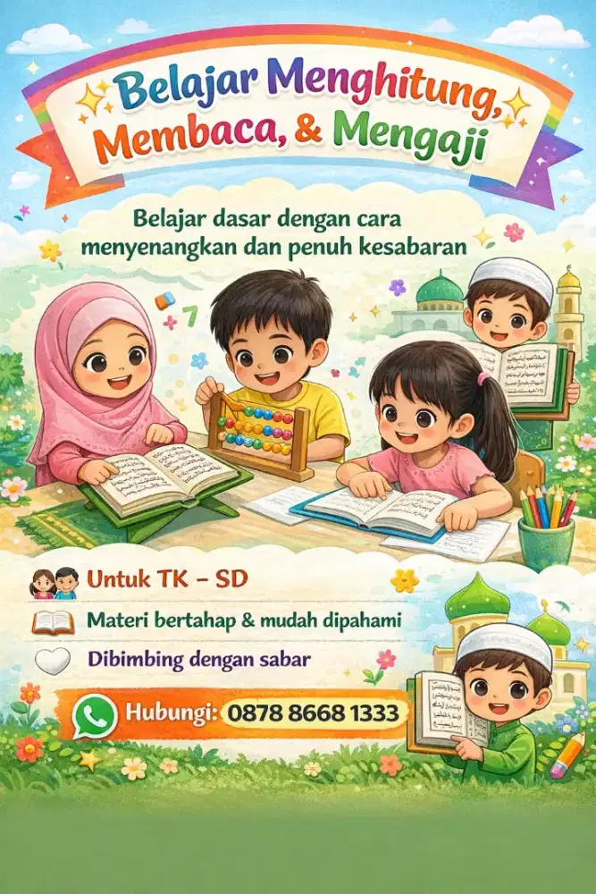 privat calistung dan mengaji