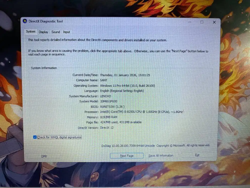 Laptop Lenovo ThinkPad L380
