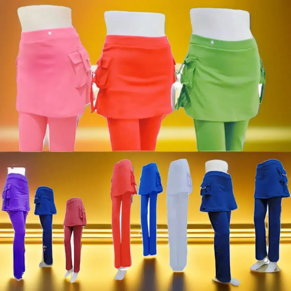 Celana senam wanita CBR rok kantong friendly muslim