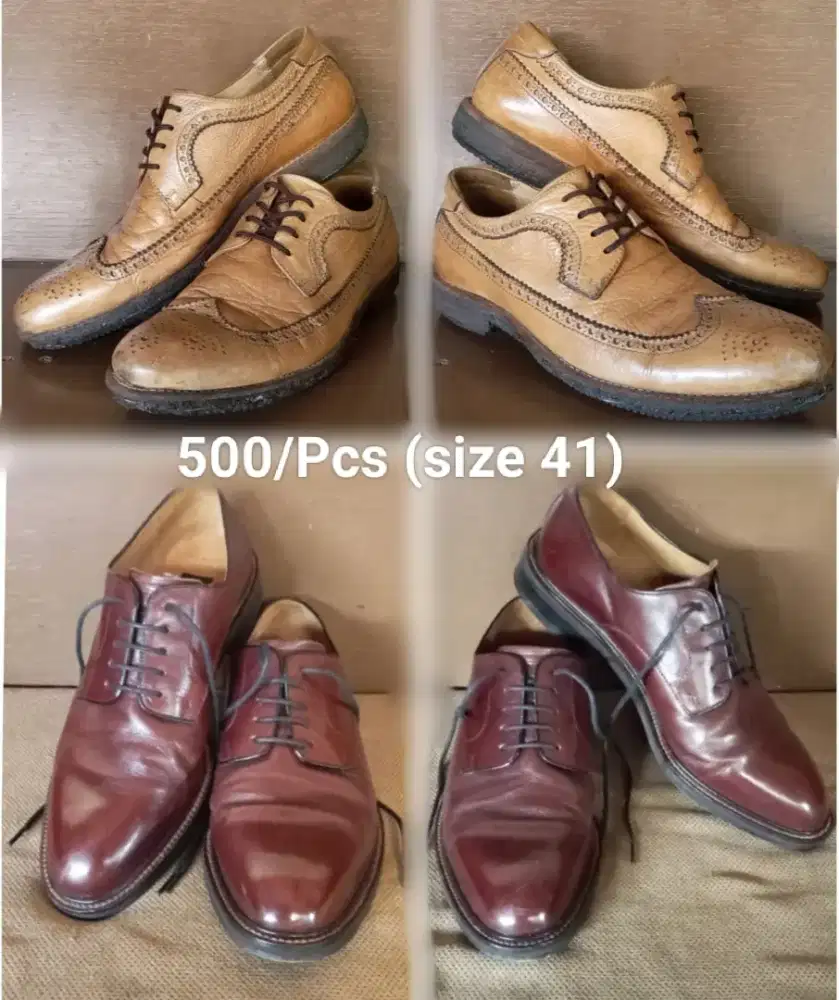 Sepatu kulit formal size 41