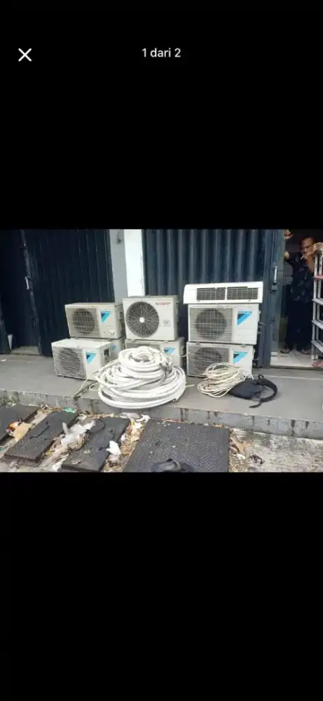 Terima ac bekas rusak