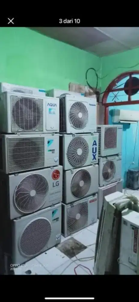 Terima ac bekas rusak