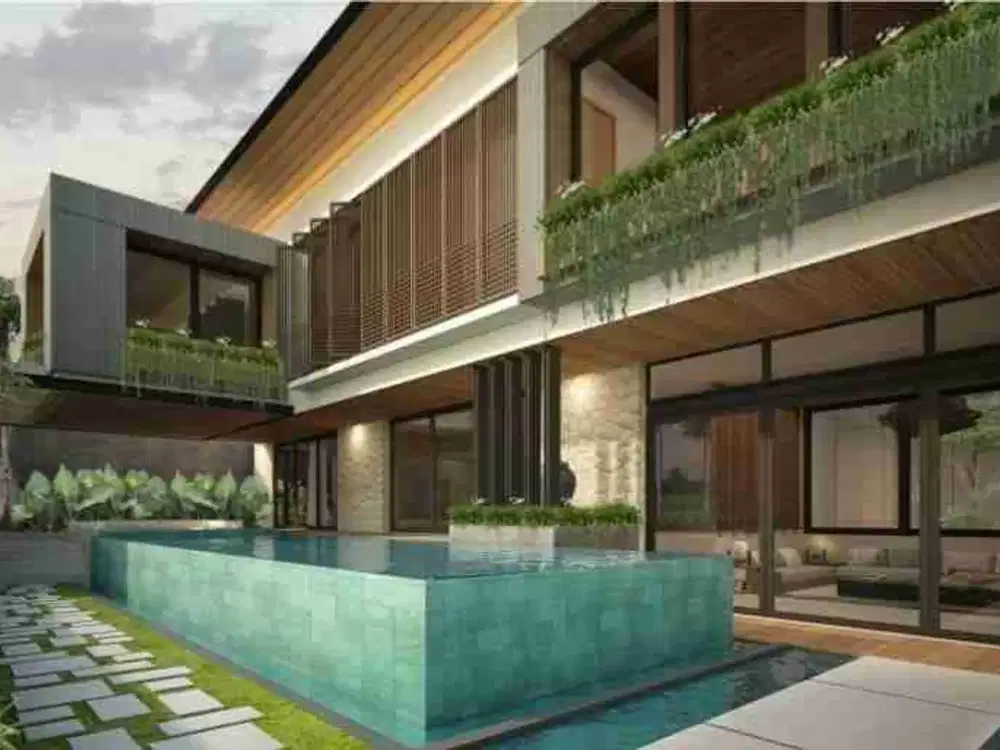 Vila Mewah 4 Kamar dengan Lift dan Rooftop di Jimbaran