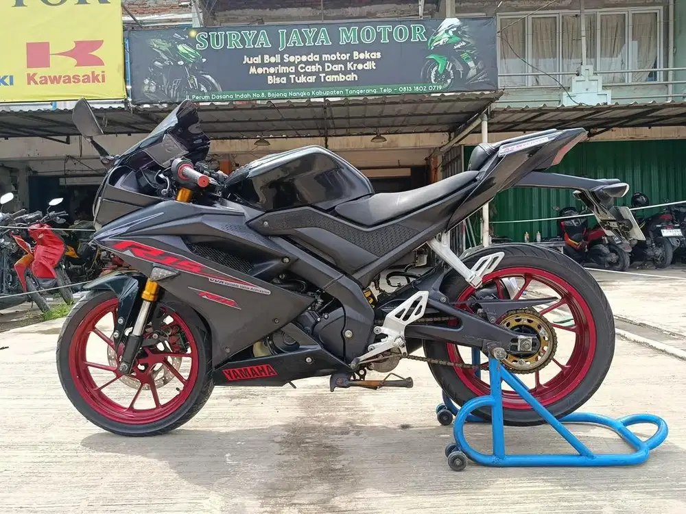 Yamaha R15 v3 Hitam pajak Hidup Bisa tt