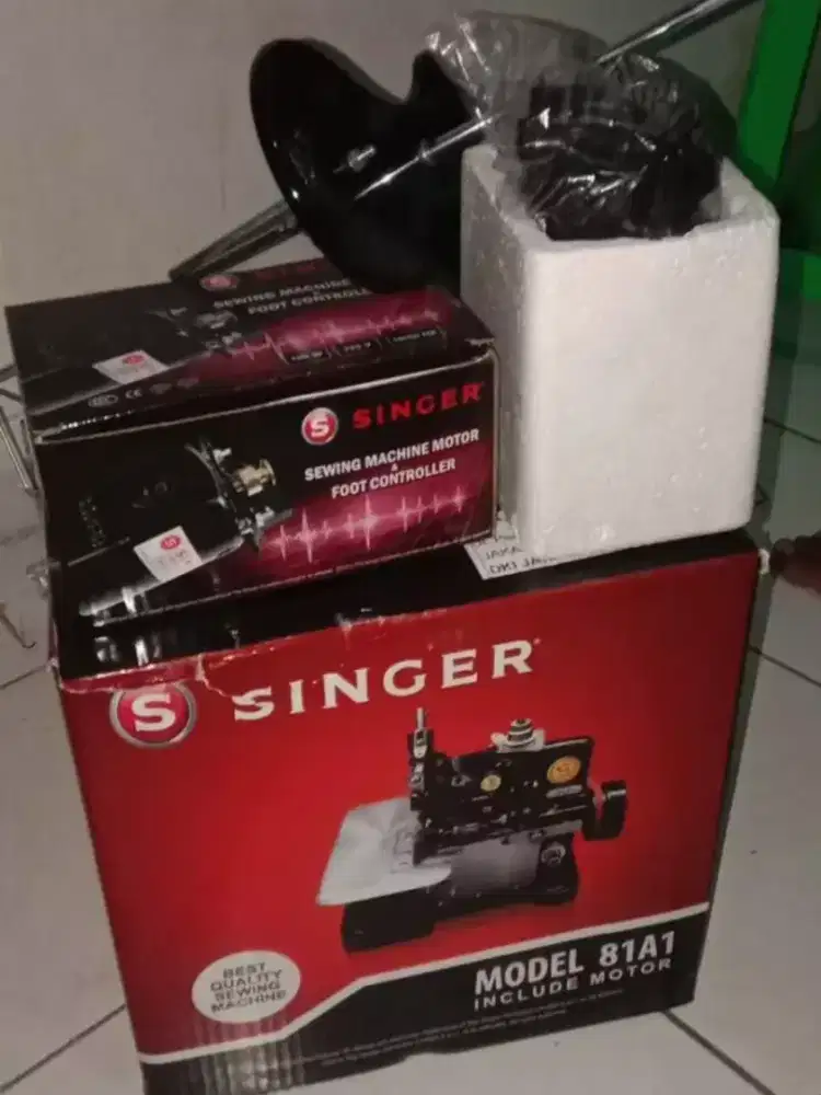 Mesin obras singer 3 benang