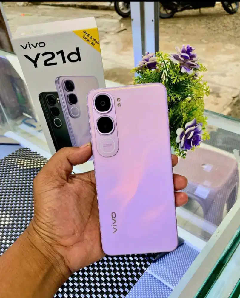 Vivo Y21D Tahan Air 4+4/128GB Bergaransi Fullset