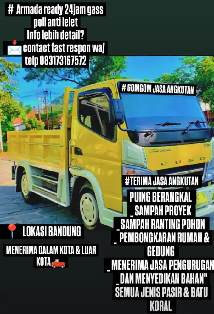 GOMGOM JASA ANGKUTAN PUING BARANGKAL