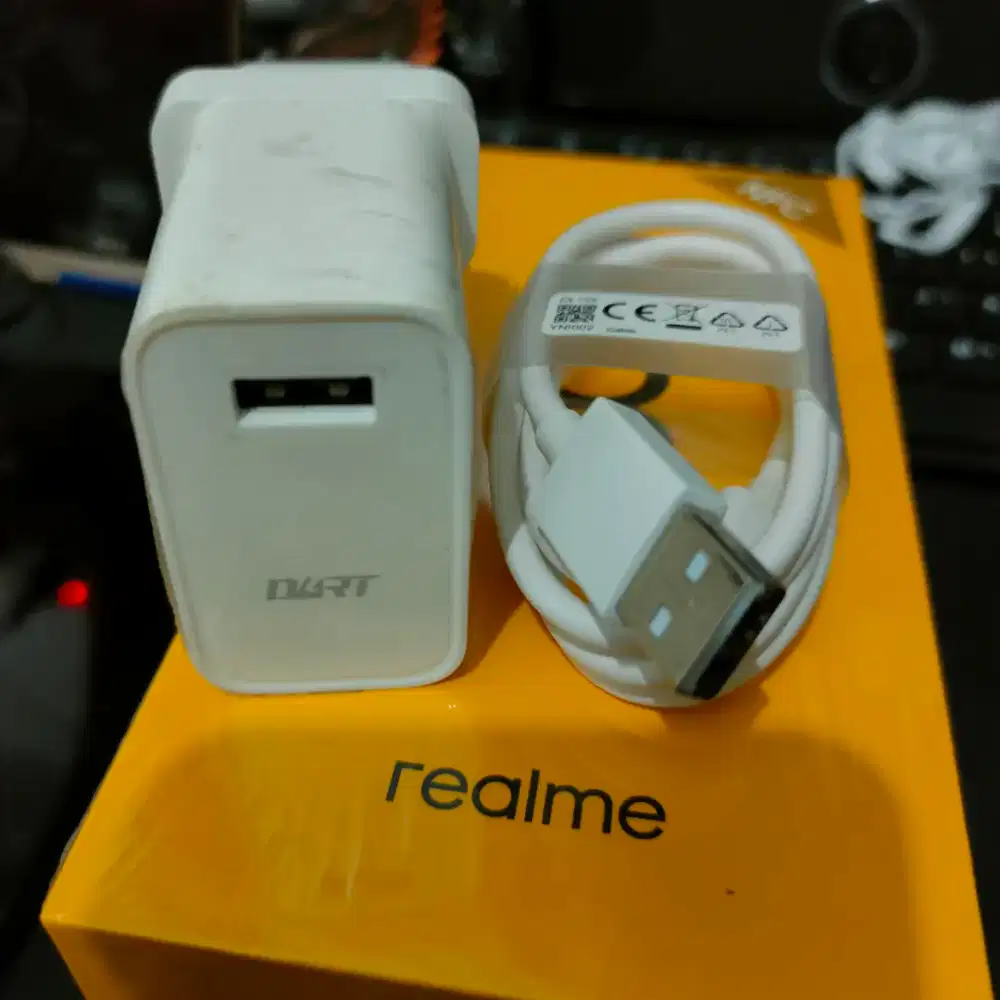 Charger Realme Oppo Dart Charge Original Bawaan Realme 8