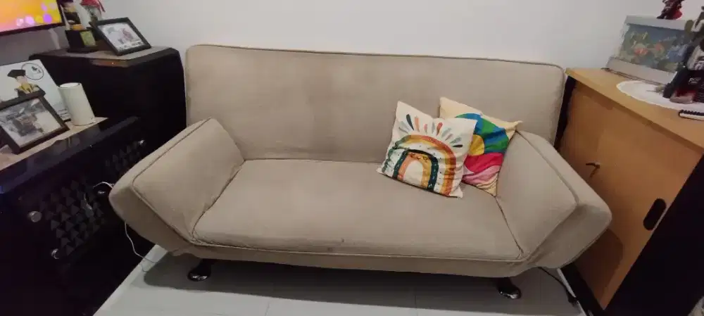 Sofa Bed lipat Ivory