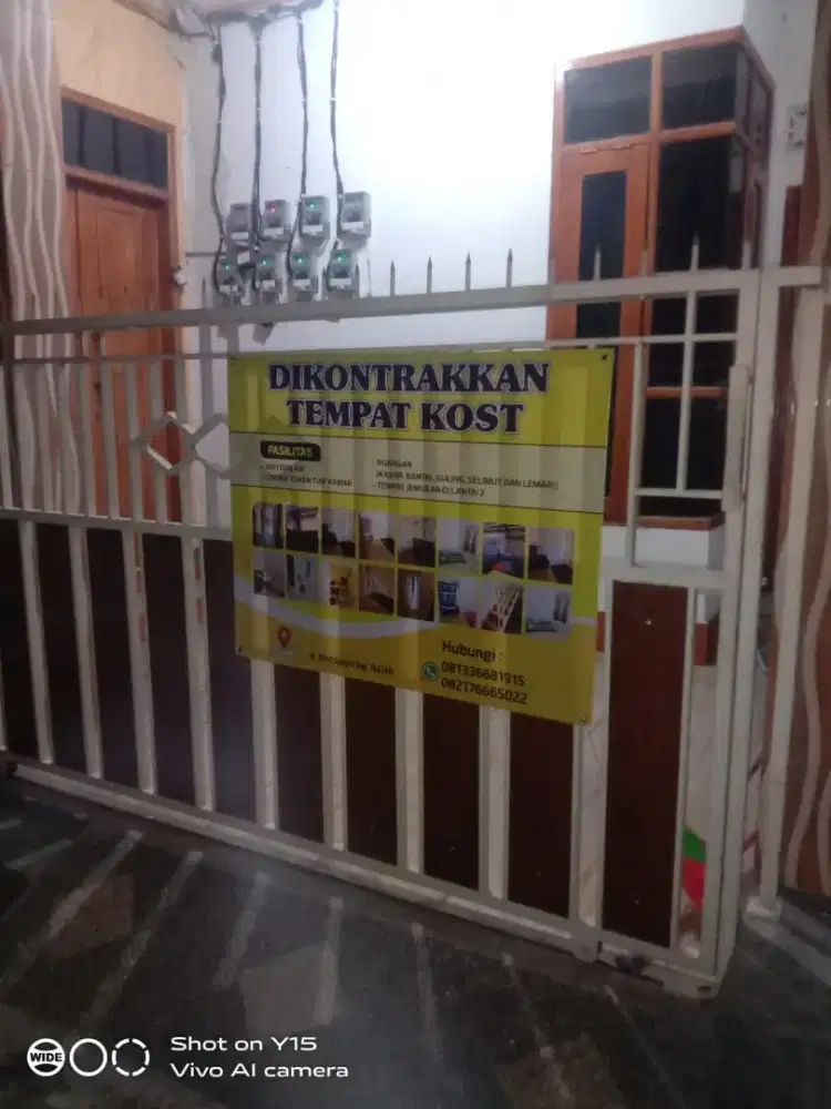 DIJUAL KOSAN (2LANTAI) TOTAL ADA 7 KAMAR, ATAS 5 KAMAR, BAWAH 2 KAMAR
