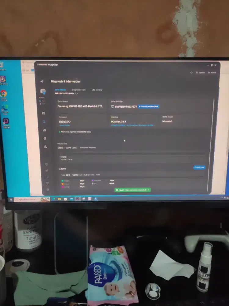 Samsung ssd 2 tera 980 heatsik nego wajar