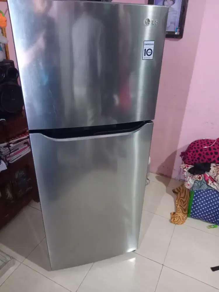 Kulkas LG 2 pintu cakep gresss bs tt hp