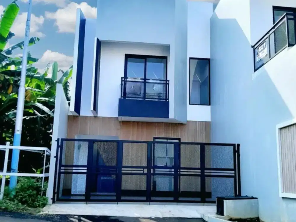 rumah siap huni halaman belakang luas lokasi di jatisampurna bekasi