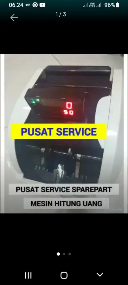 Mesin Hitung Uang Spesialis Sparepart Service Bergaransi