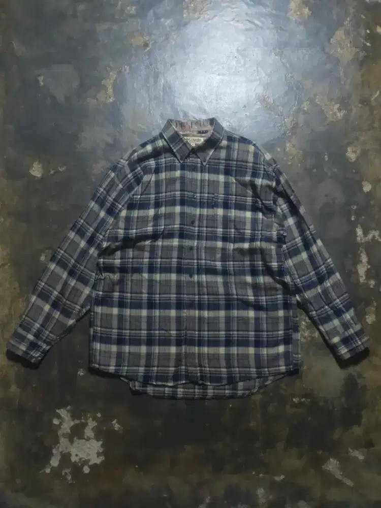 Columbia plaid wol shirts