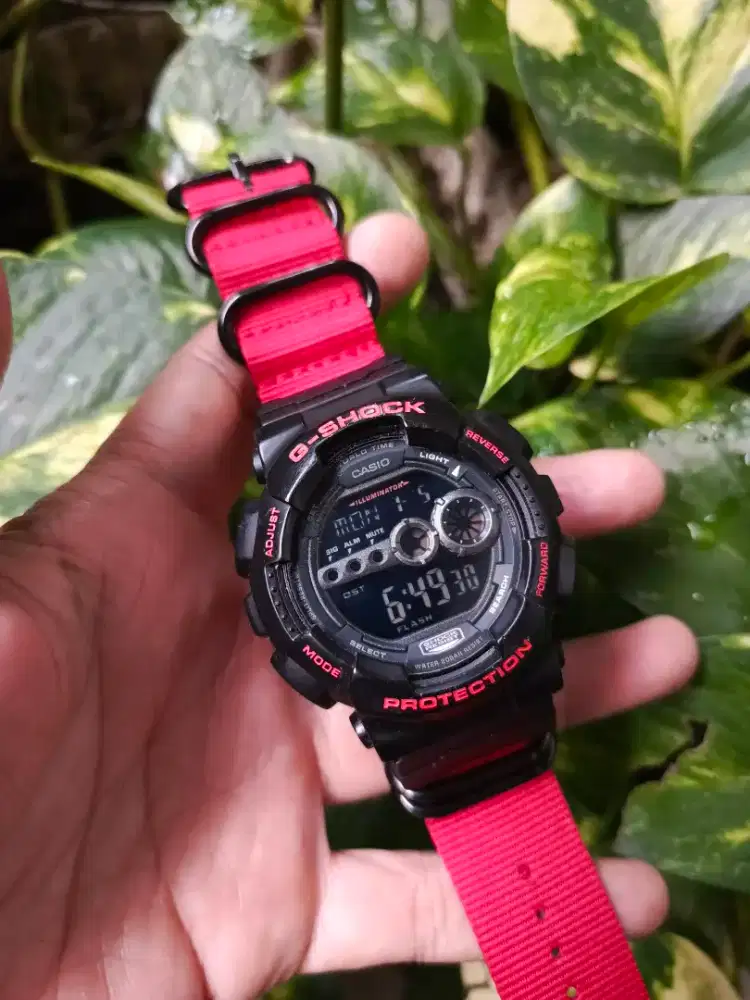 Gshock GD100 mulus Strap Canvas