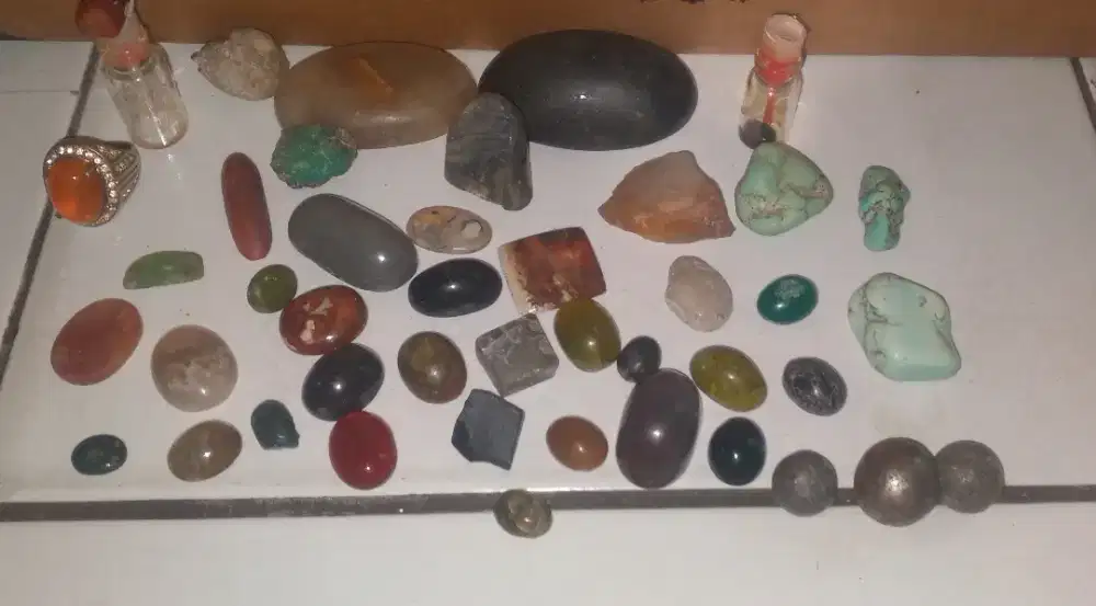 Batu akik. Campuran.