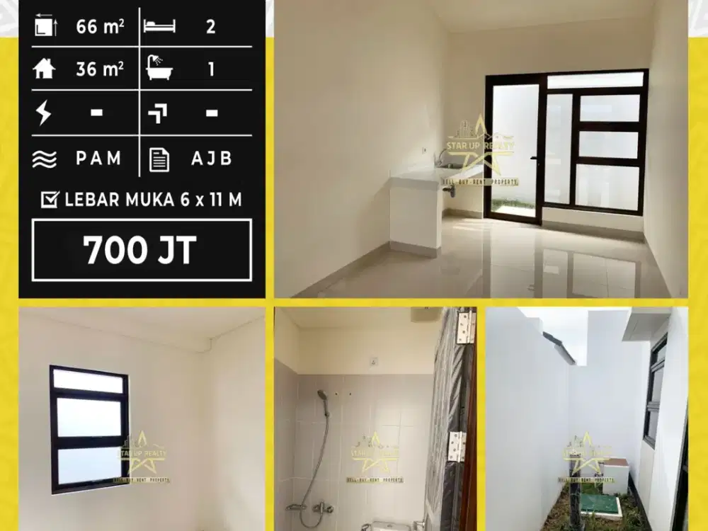 700 jt Dijual cepat Rumah di Podomoro Park Buah Batu