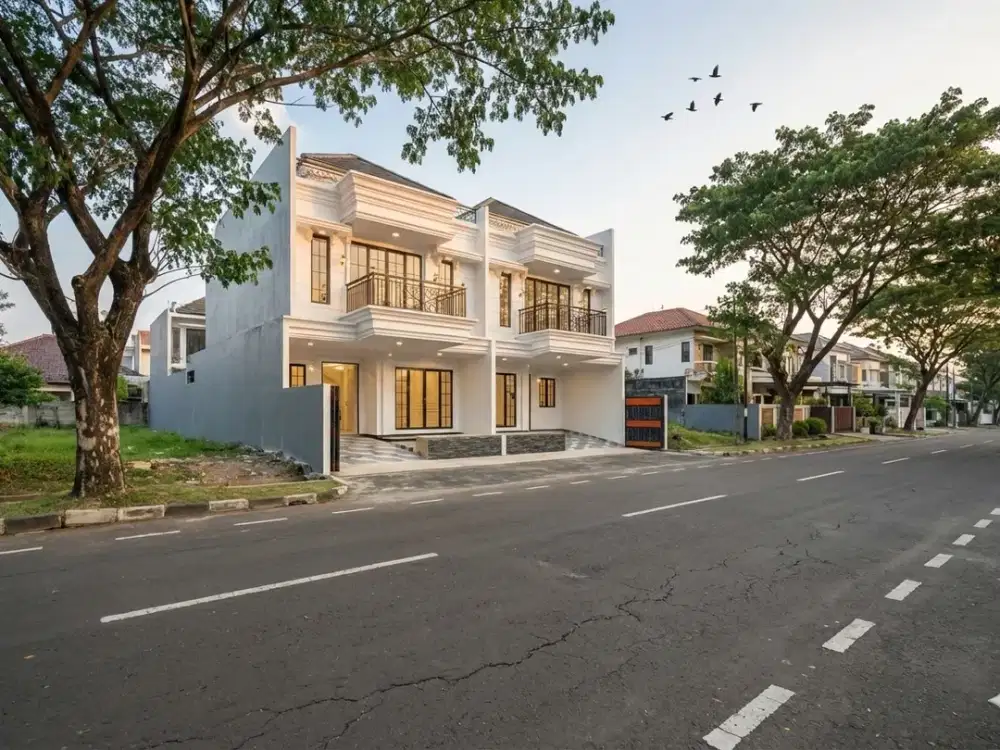 Mewah Pinggir Jalan Besar BAngun Rumah Lokasi Strategis Elit Dekat Sekolah An Nizam Bromo