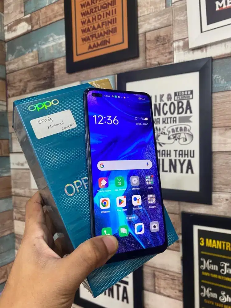 oppo reno 4 8/128  fullset original