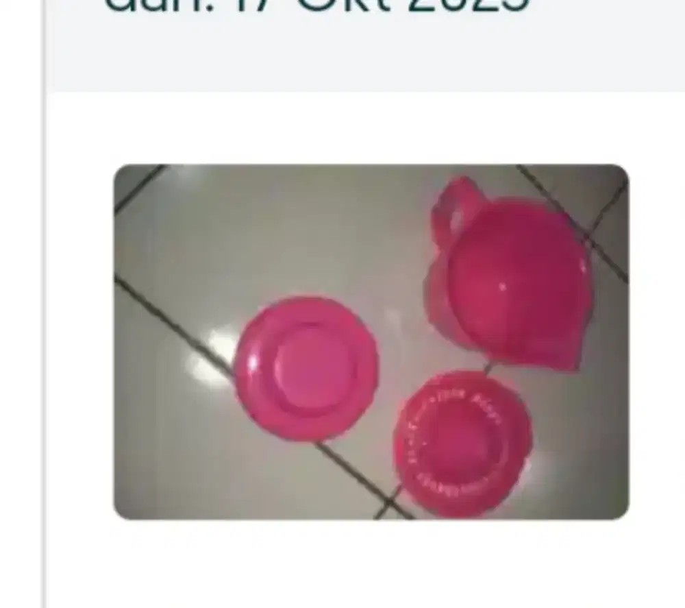 Peresan jeruk ada 2 satuan biru dan pink