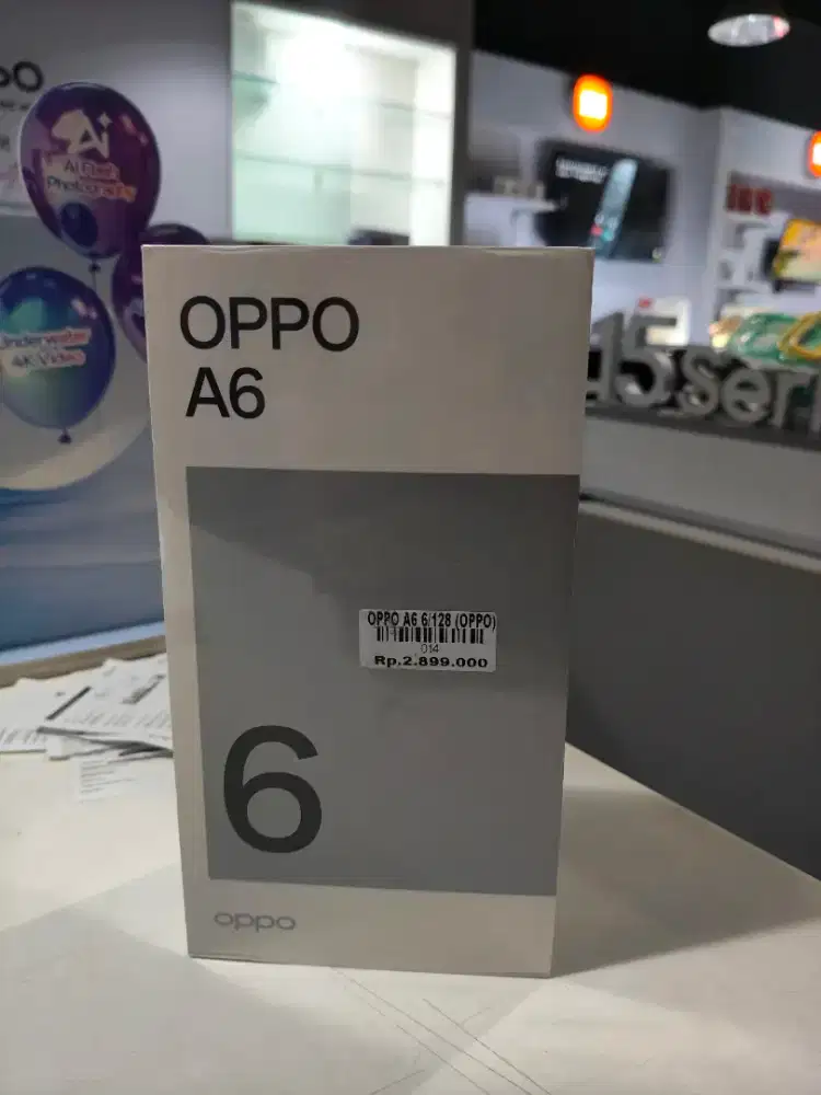 Oppo A6 6/128 garansi resmi 1tahun Atlantis dahsyat