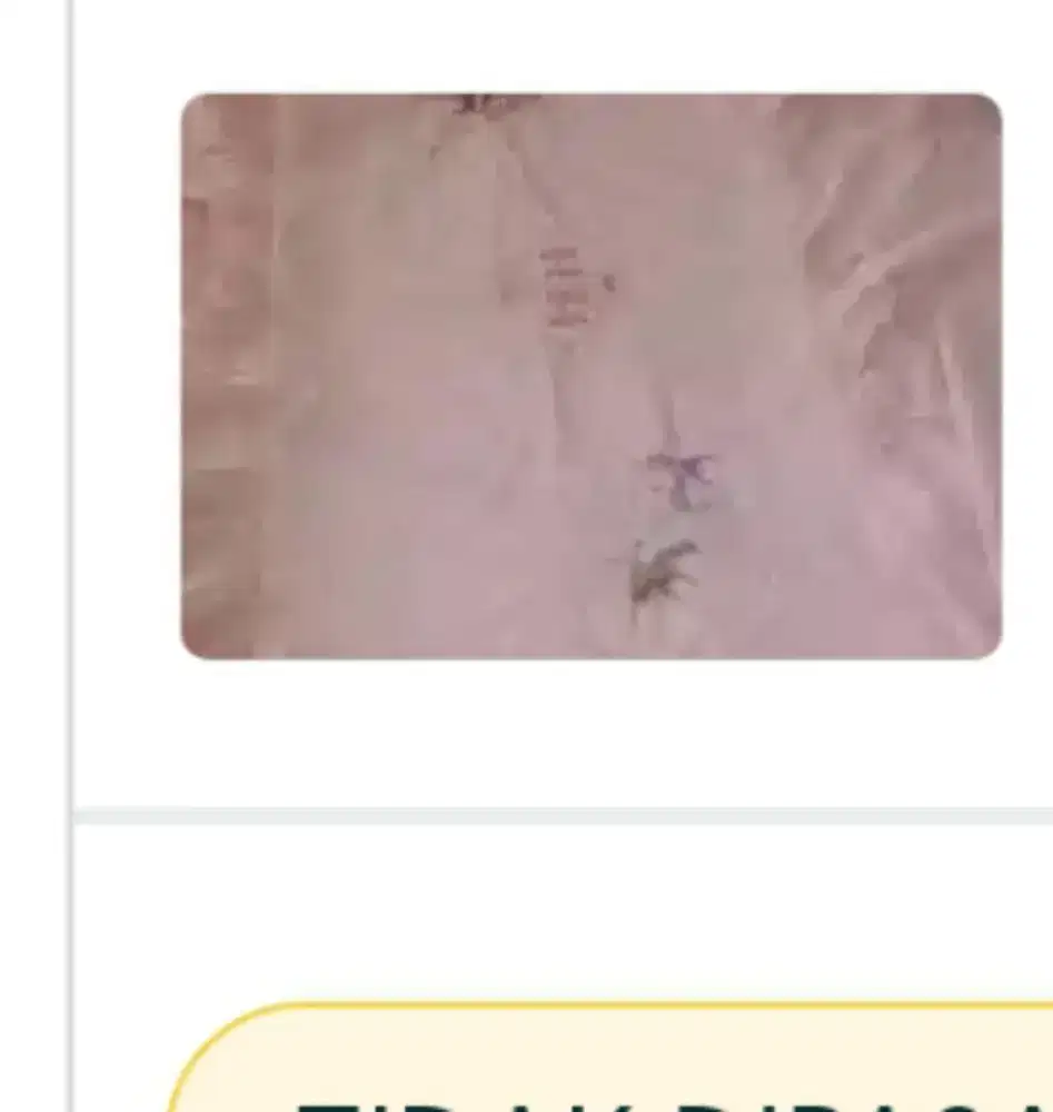 Tatakan meja pink jadul