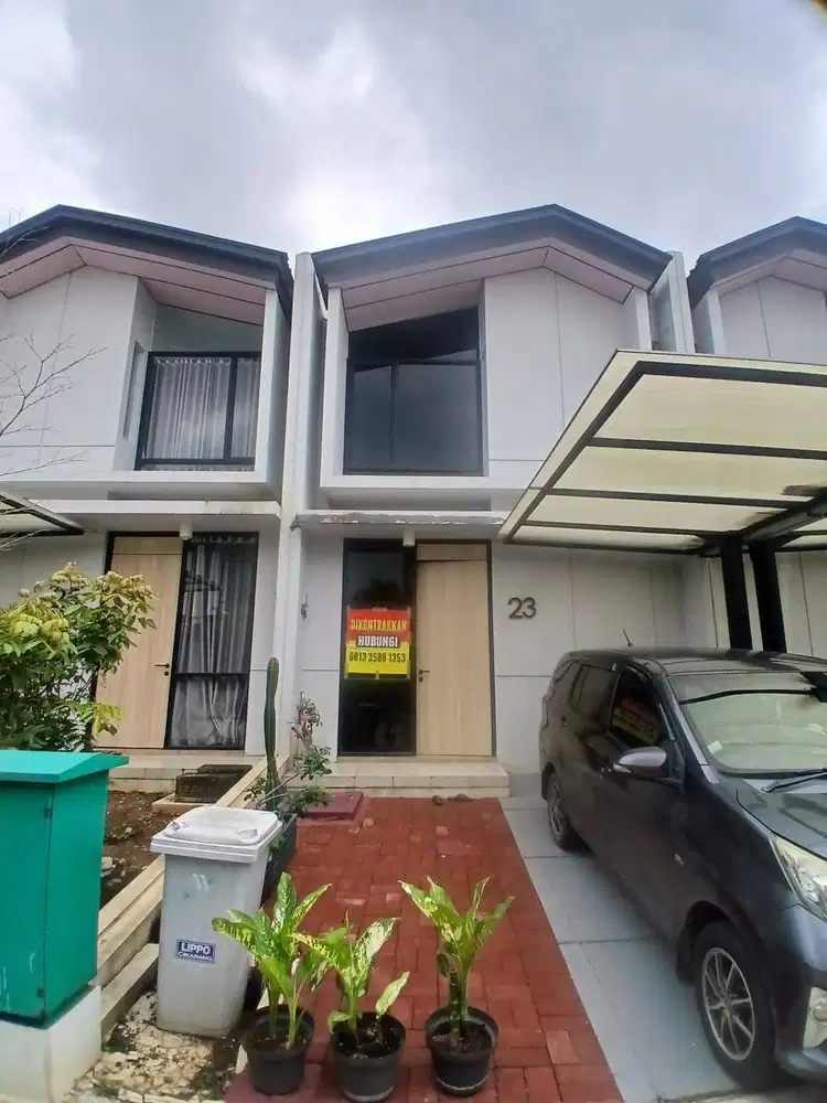 Disewakan rumah 2 kamar di cluster Travertine WaterFront