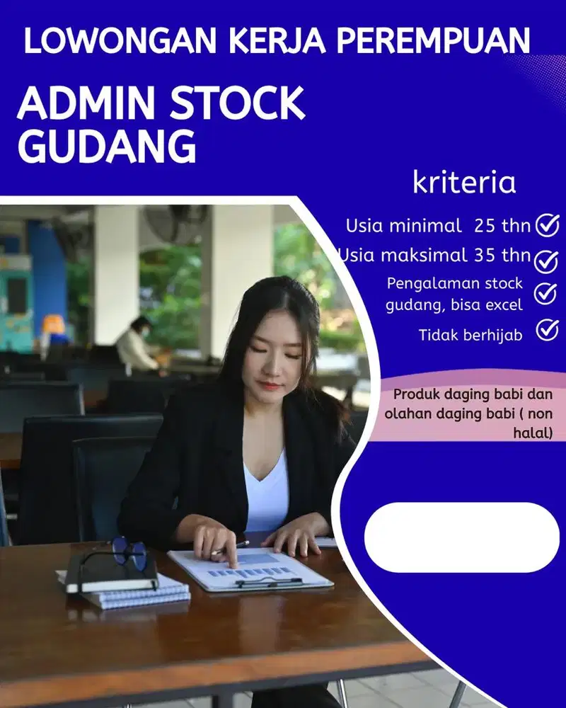 Lowongan admin pakai excel