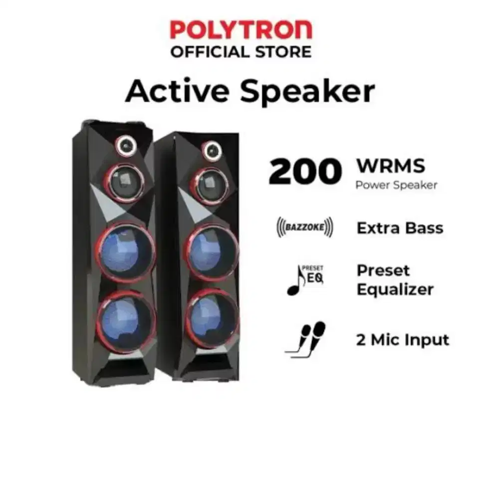 polytron speaker aktif pas8cf28