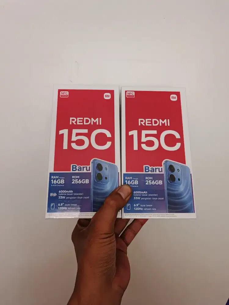 Berminat silahkan WA Xiaomi Redmi 15C NFC 8+8/256 Garansi resmi 15bln