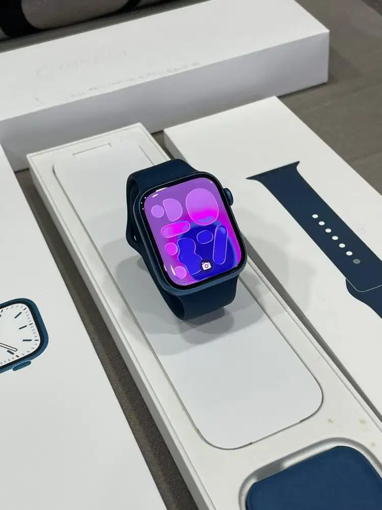 Apple Watch Series 7 45MM Blue Alu Abyss